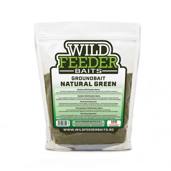 Nada Wild Feeder Baits - Natural Green 1kg